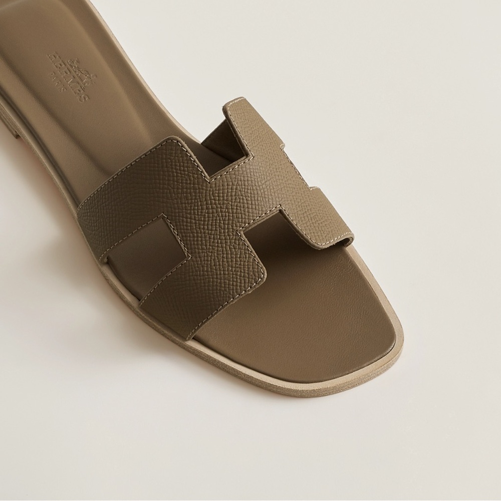 Stylish Olive Green Slide Sandals